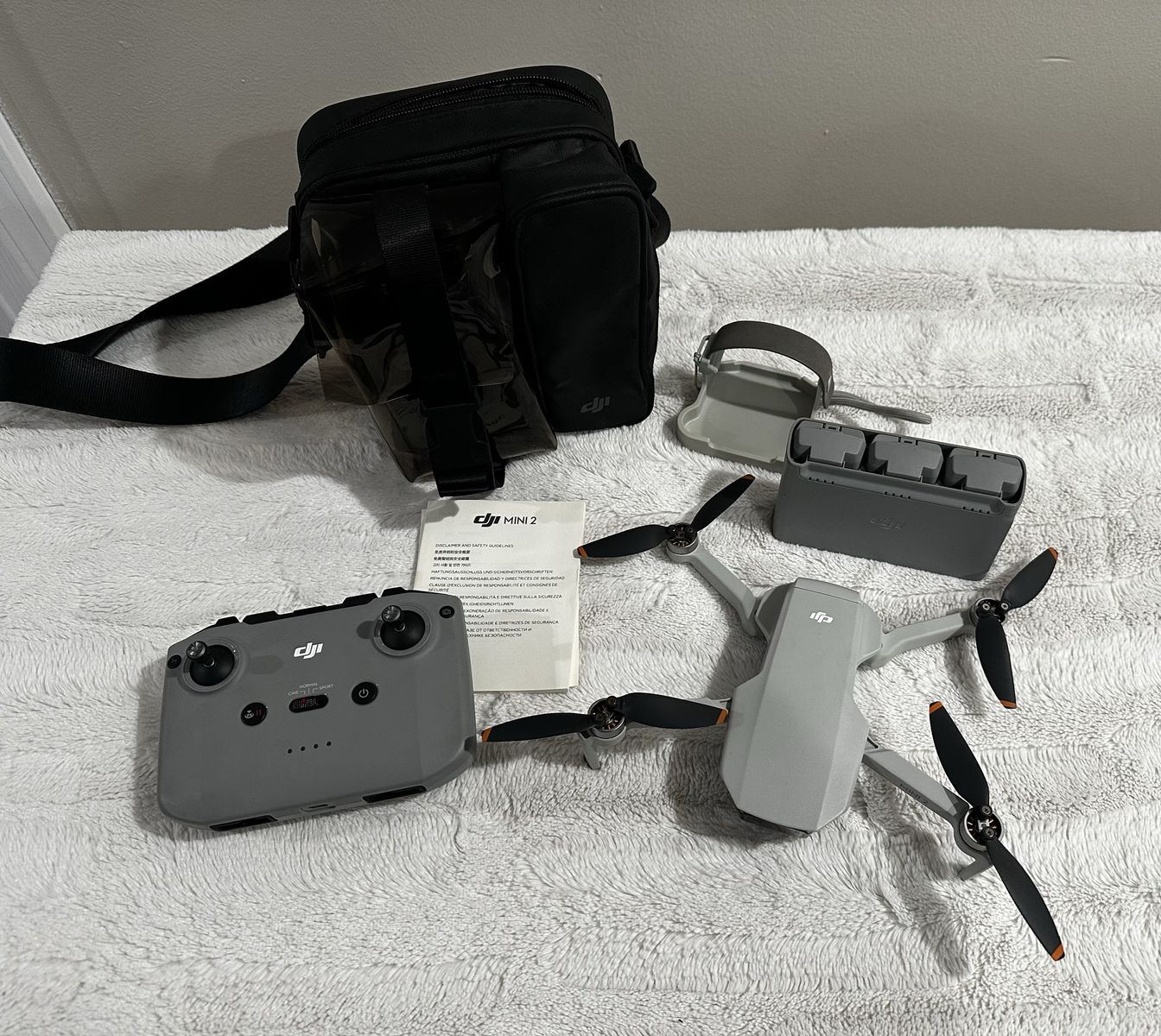 DJI Mini 2 Drone Fly More Combo with Controller, Charging Hub, and Bag
