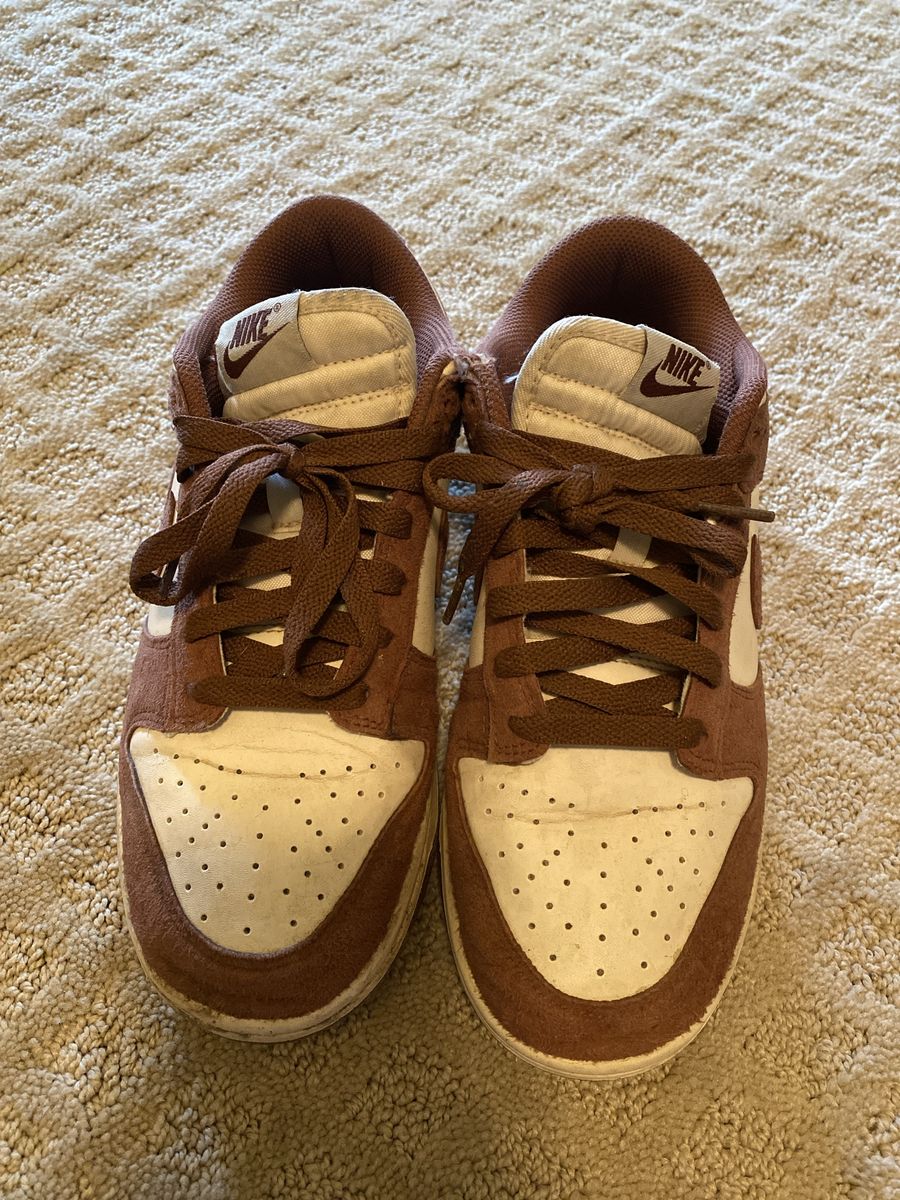 Nike Dunk Low 'Brown/White' Casual Sneakers - Used Women's Shoes 7.5