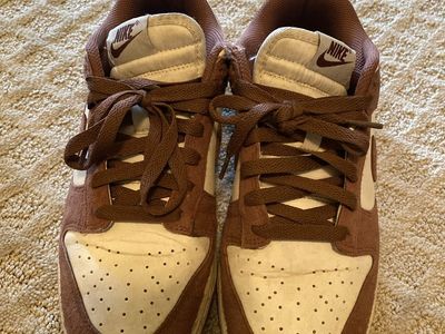 Nike Dunk Low 'Brown/White' Casual Sneakers - Used Women's Shoes 7.5