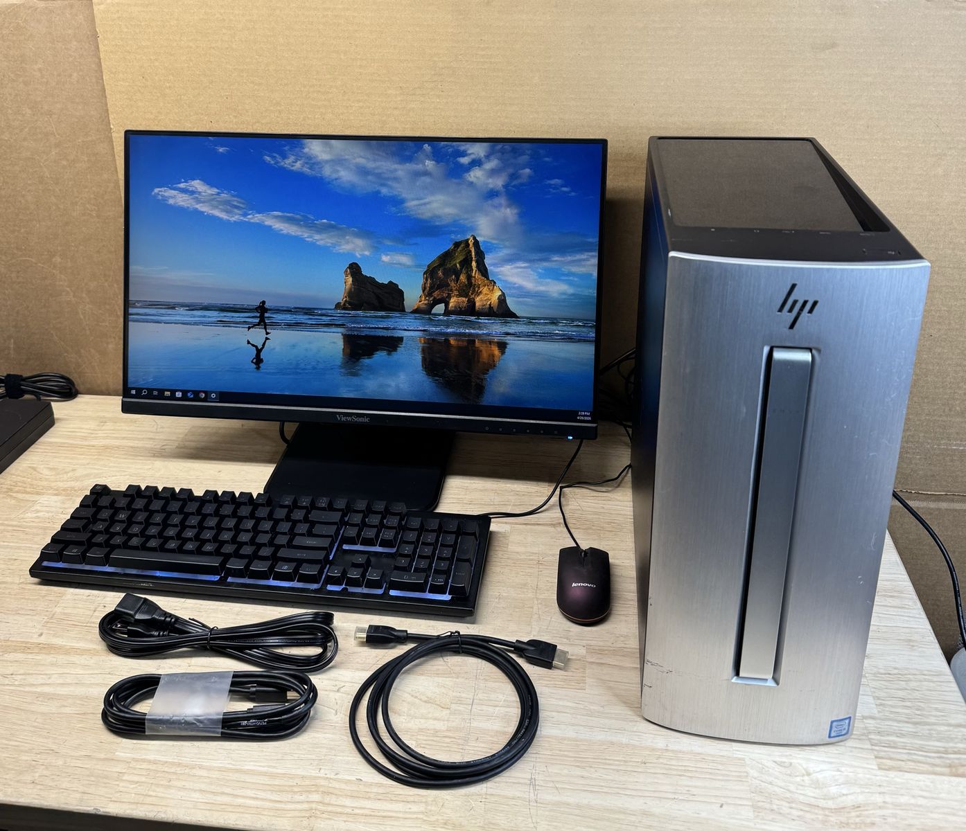 2024 Monitor HP Turn Key Desktop Setup i5 16/1TB
