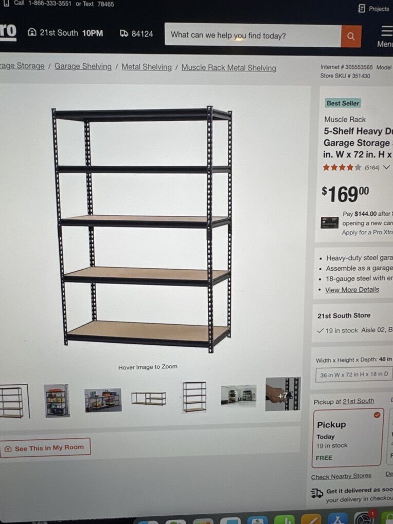 Garage Shelving Racks