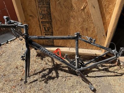 Gravity Liberty Road Bike Frame and Fork - Black