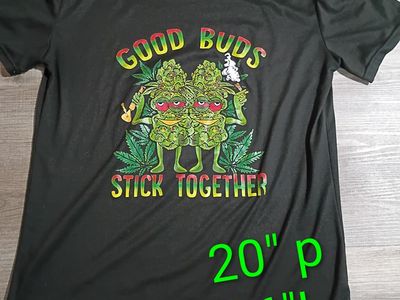 Funny Weed top women's size Large