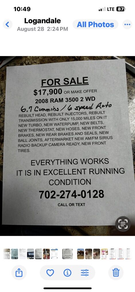 Auto/truck For Sale