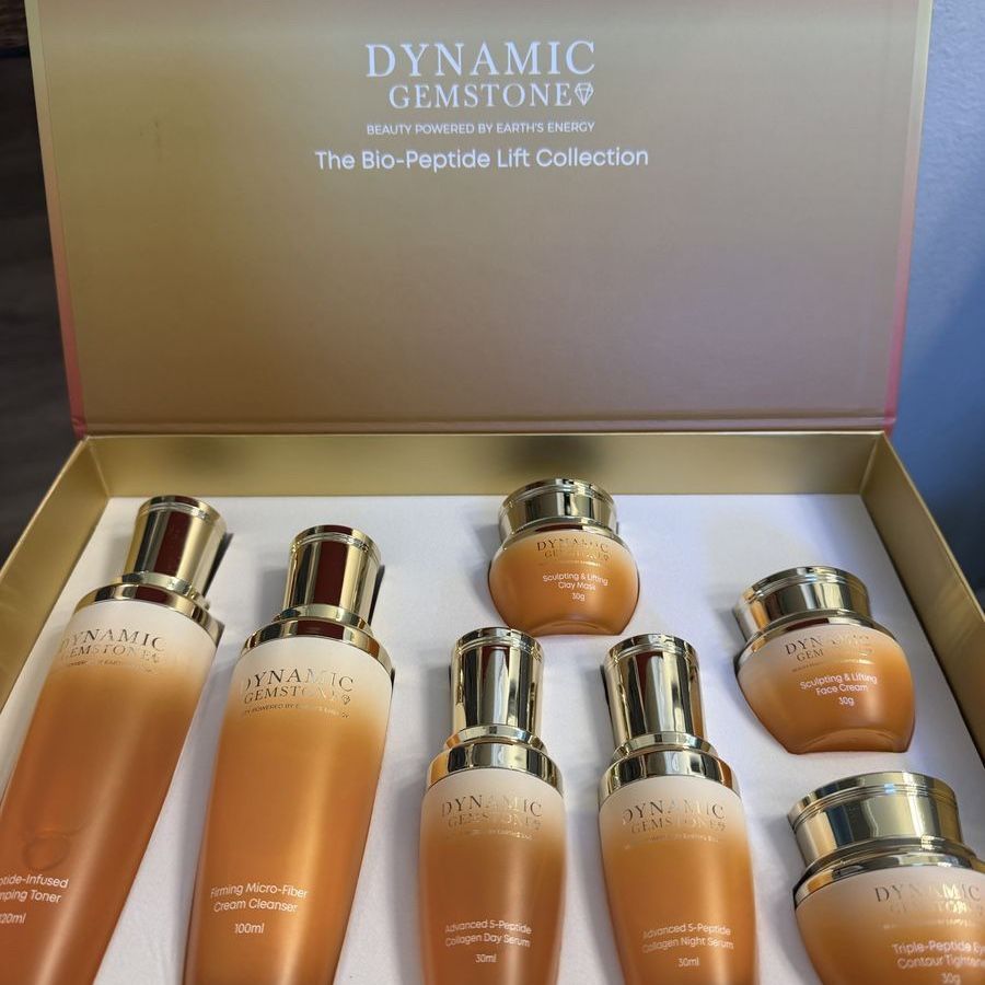DYNAMIC GEMSTONE Bio-Peptide Lift Collection - Complete Skincare Set