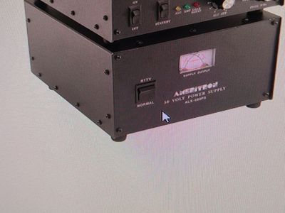 Ameritron ALS 1306 HF plus 6-meter linear power amplifier and power supply.