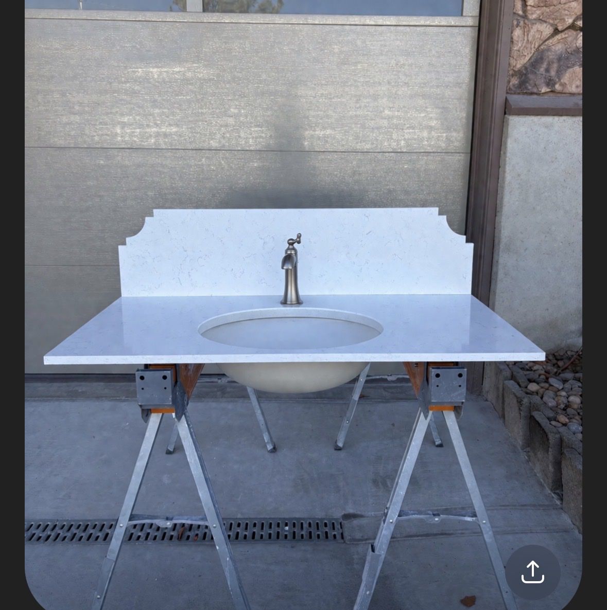 44” Quartz bathroom countertops