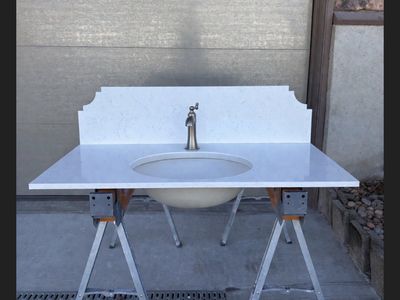 44” Quartz bathroom countertops