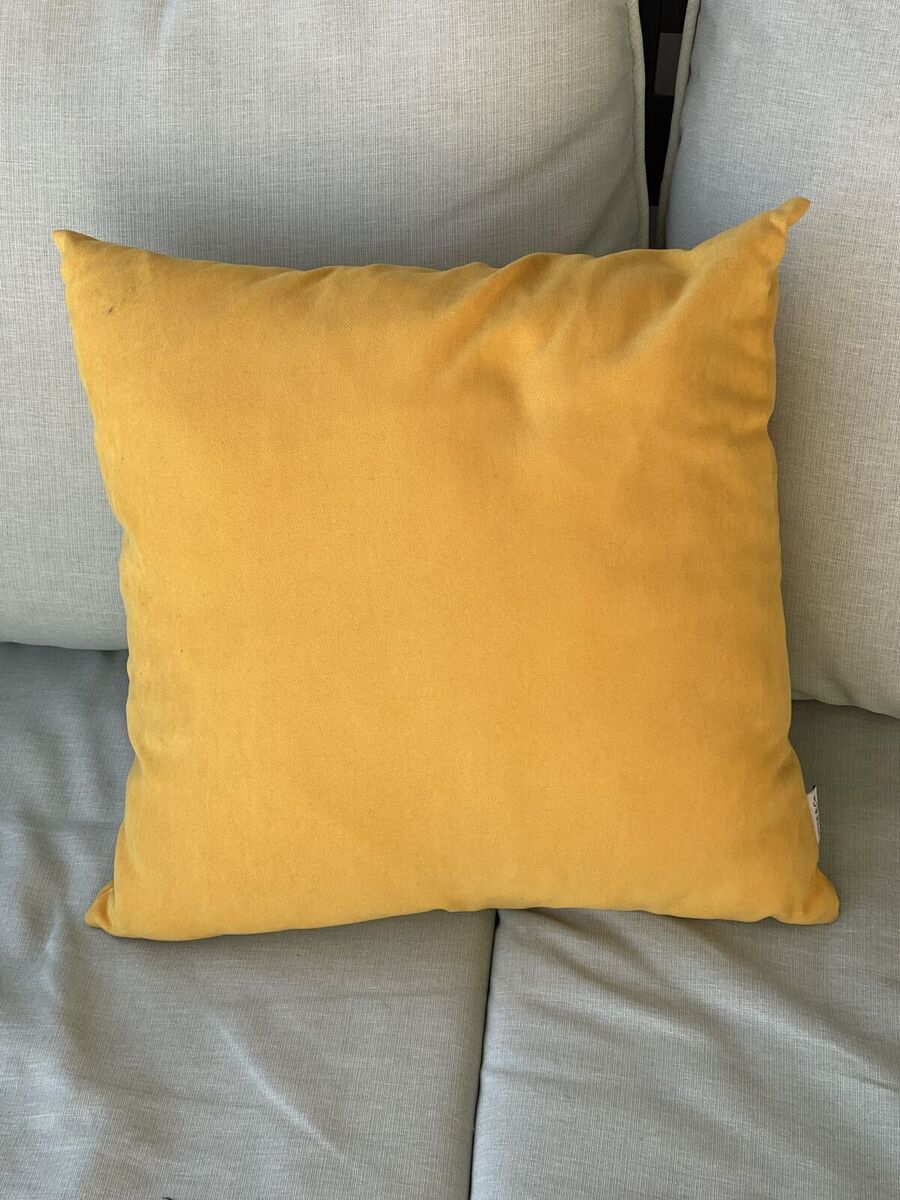 Yellow Mike & Co 16 inch Pillows - Like New!
