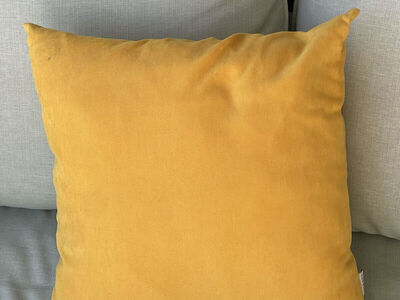 Yellow Mike & Co 16 inch Pillows - Like New!