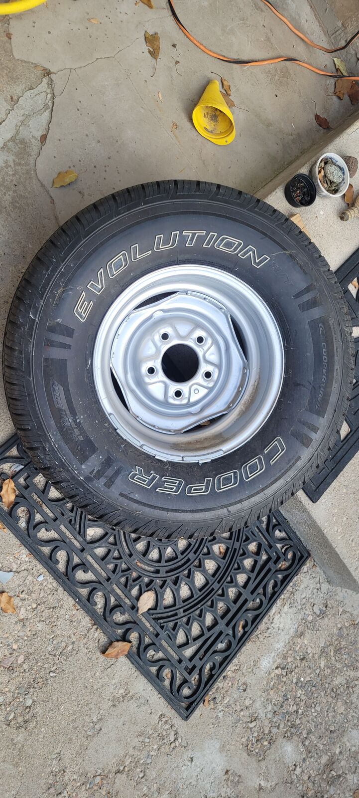 1960's - 1980's 15" Ford Factory 5 on 4.75 Steel Truck Wheel