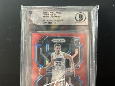 2021-22 Panini Prizm Red Ice Franz Wagner Autographed Rookie Card