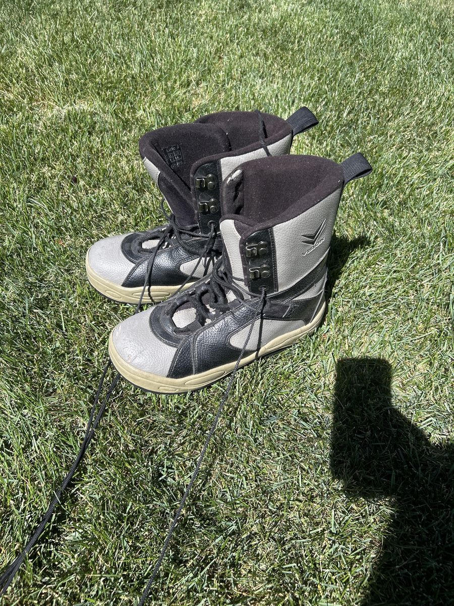 Snowboard and boots