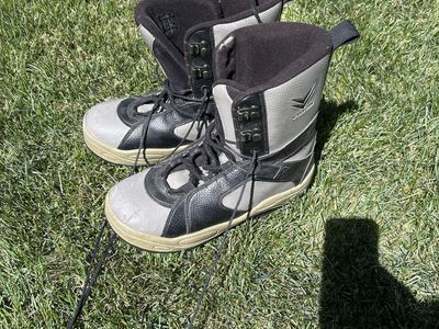 Snowboard and boots
