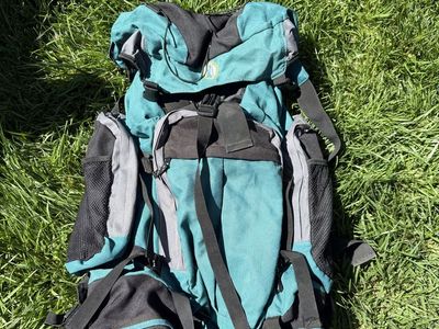 Large Backpacking Pack with Multiple Compartments