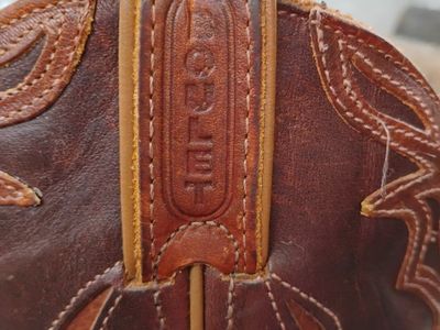 Excellent Quality Boulet Women's Full-Grain Leather Cowboy Boots - Size 8
