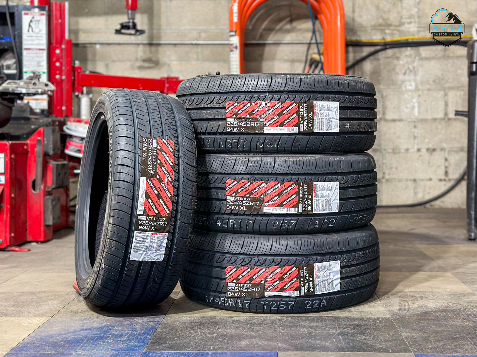 New | 225/50r17 Set of Four | All Season Tires | 225 50 17 Vantage Tires | 50k Mileage Warranty |