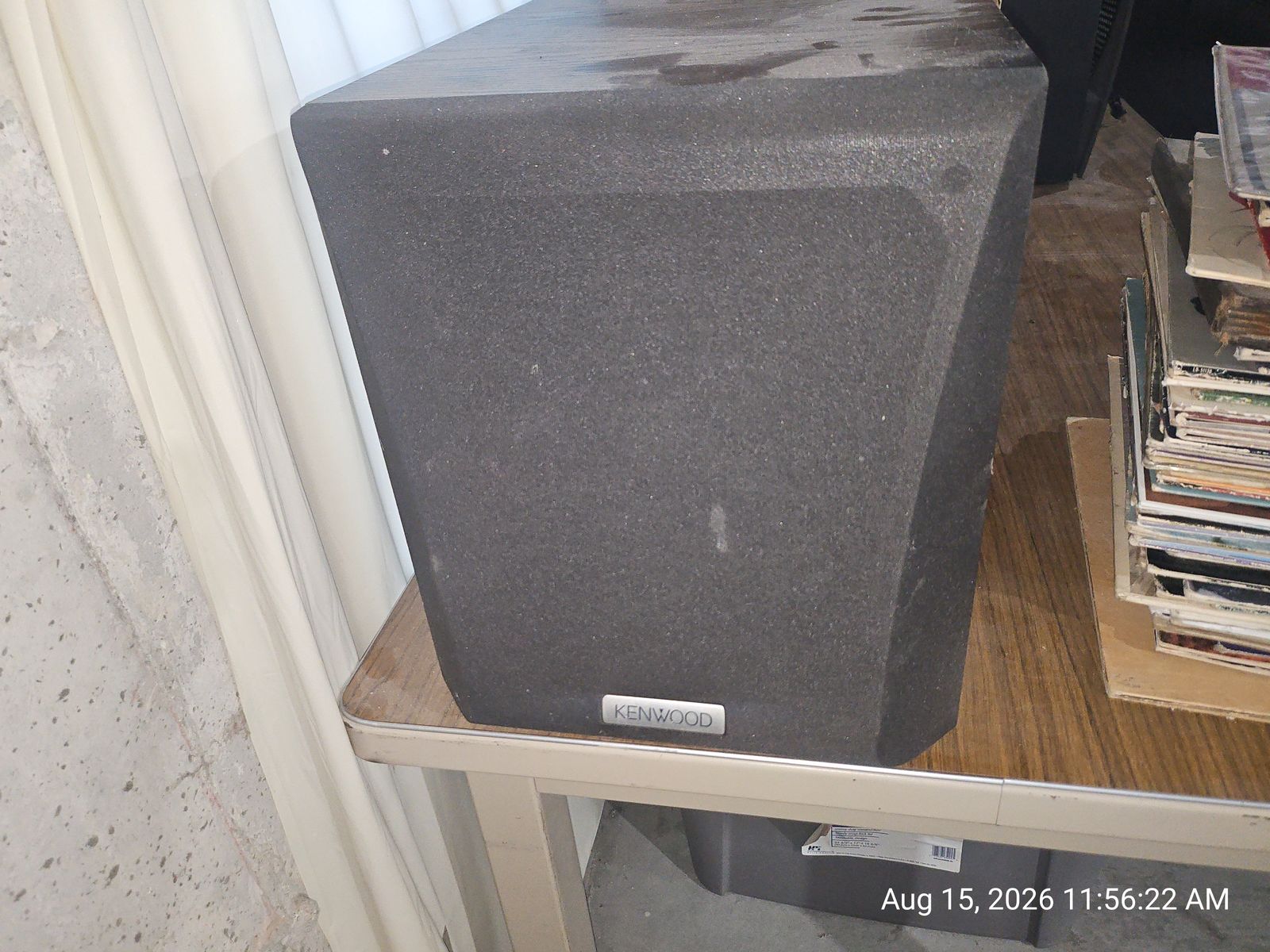 Vintage Kenwood SW-15HT Subwoofer Passive Home Audio Speaker 100W 8 Ohm