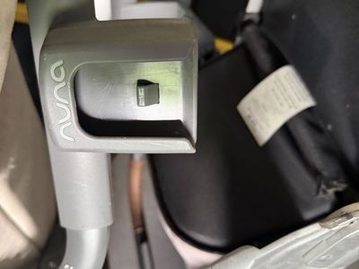 2x baby strollers, with a car seat.