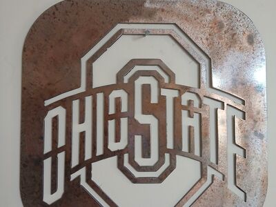 Ohio State Metal Sign