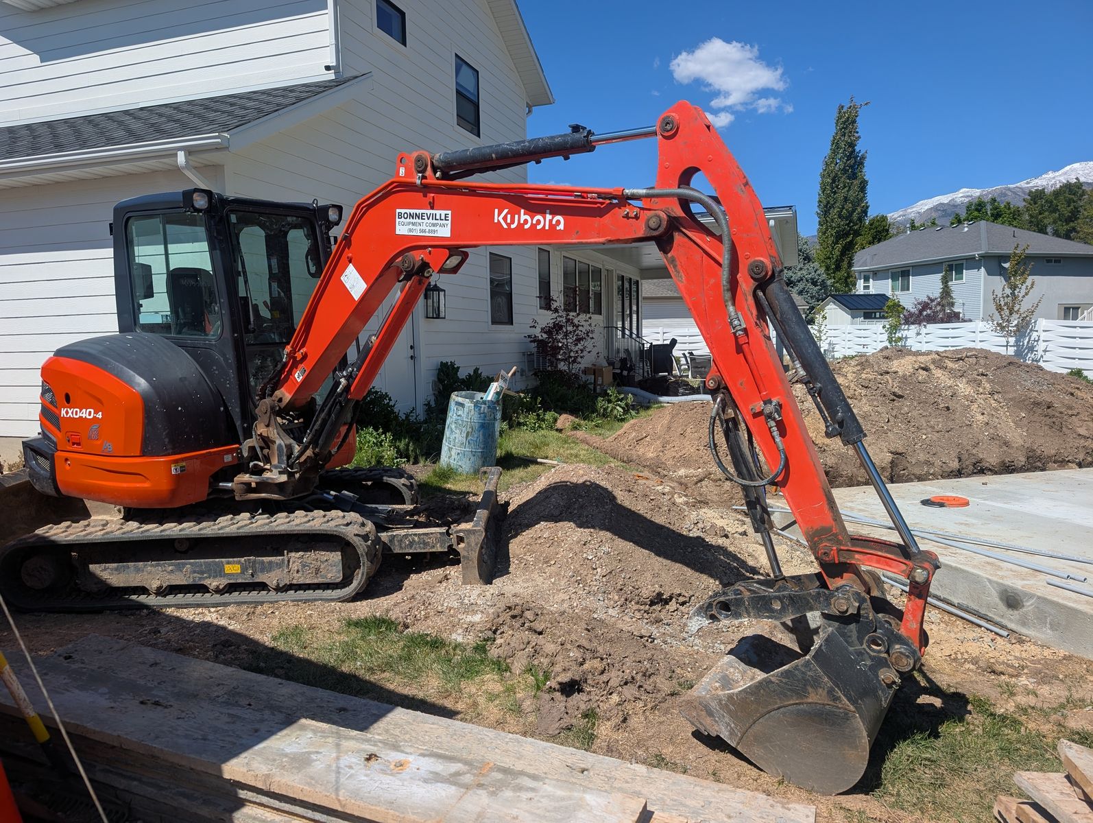 Kubota KX040-4 Mini Excavator