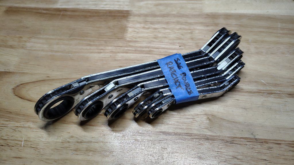 Craftsman SAE 12pt Ratcheting Box Wrench Set