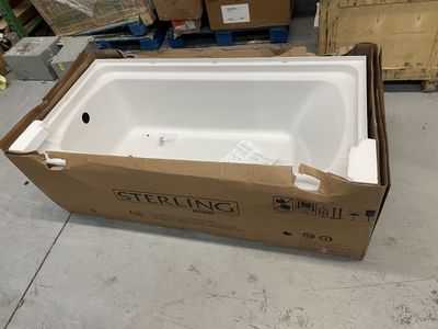 Sterling Kohler White Right Hand Drain 60" x 30" Bathtub with Apron