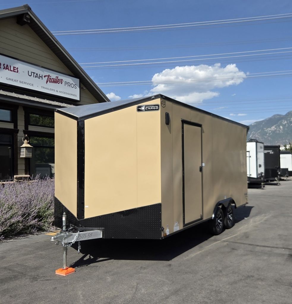 2027 Continental Cargo 8x18 / 8.5x18 All Aluminum Enclosed Cargo w/ Cabinet-Premium pkg New