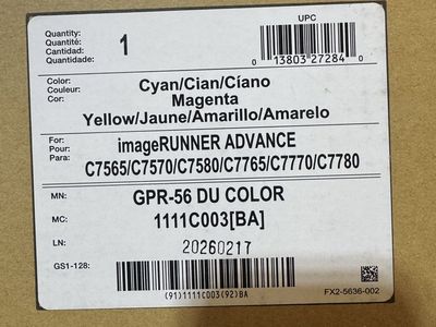 Canon GPR-56 DU Color Drum Unit Set (CMY) – New in Box