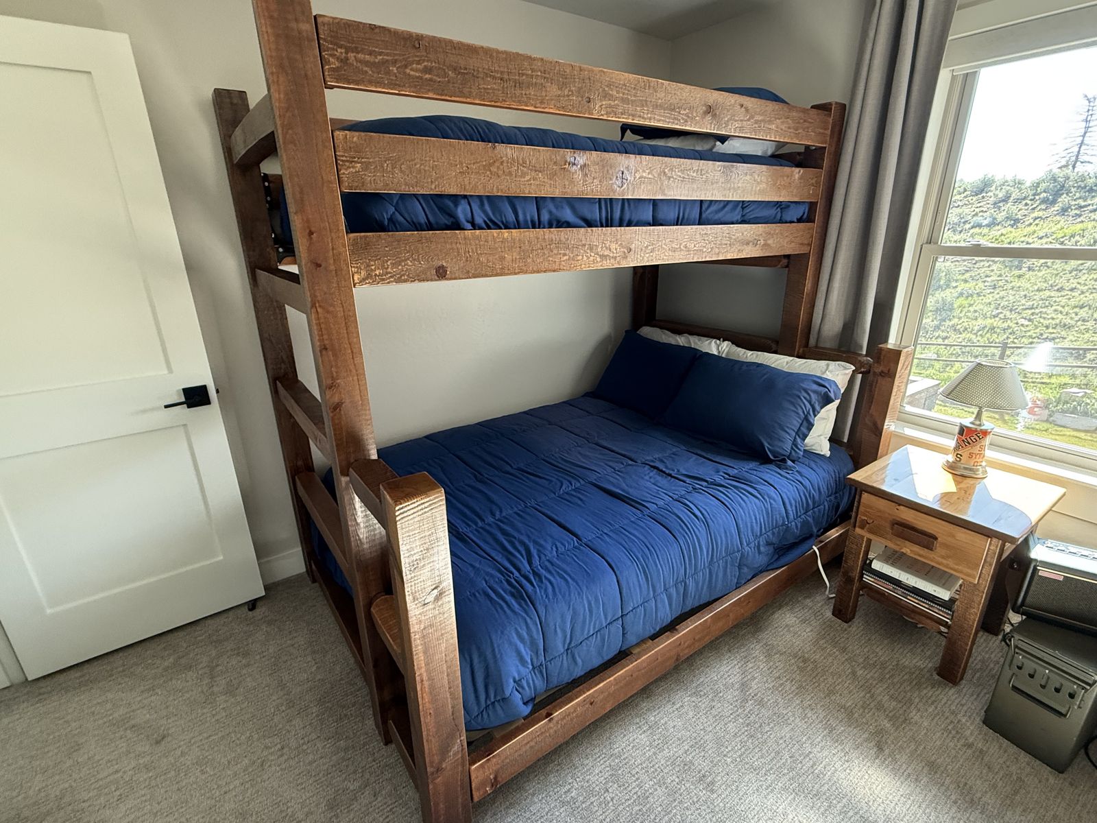 Handcrafted Solid Wood Bunk Bed - Twin Over Full by Montana Woodworks