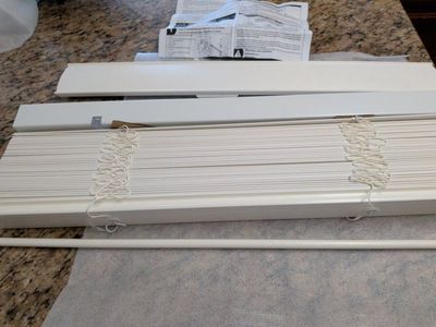 2 Cordless Blinds 2" x 72" White