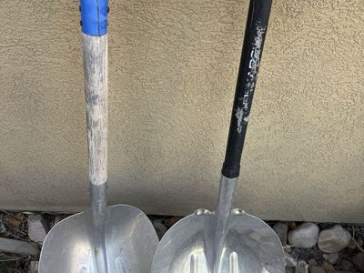 Large square shovels $7.00 each or $10.00 for both