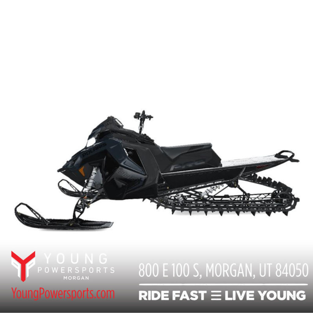 2026 Polaris® Patriot Boost PRO RMK 155 Gloss Black / Blue Dusk