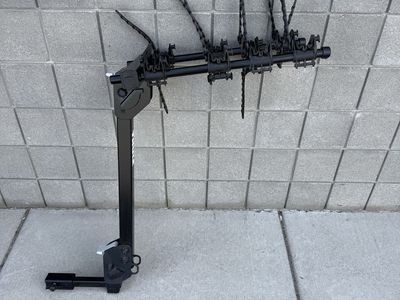 THULE 4 Place Hitch Mounted Hanging Bike Rack - For 2” and 1.25” Receivers.