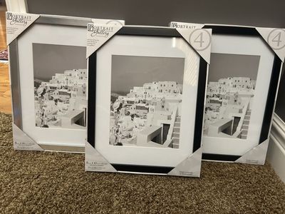 New, unused. Portrait Gallery by Malden 11x14 / 8x10 Wall Picture Frames Set of 3