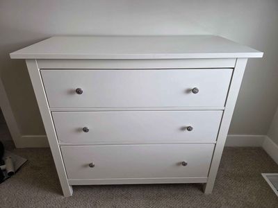 IKEA HEMNES 3-Drawer Dressers – White