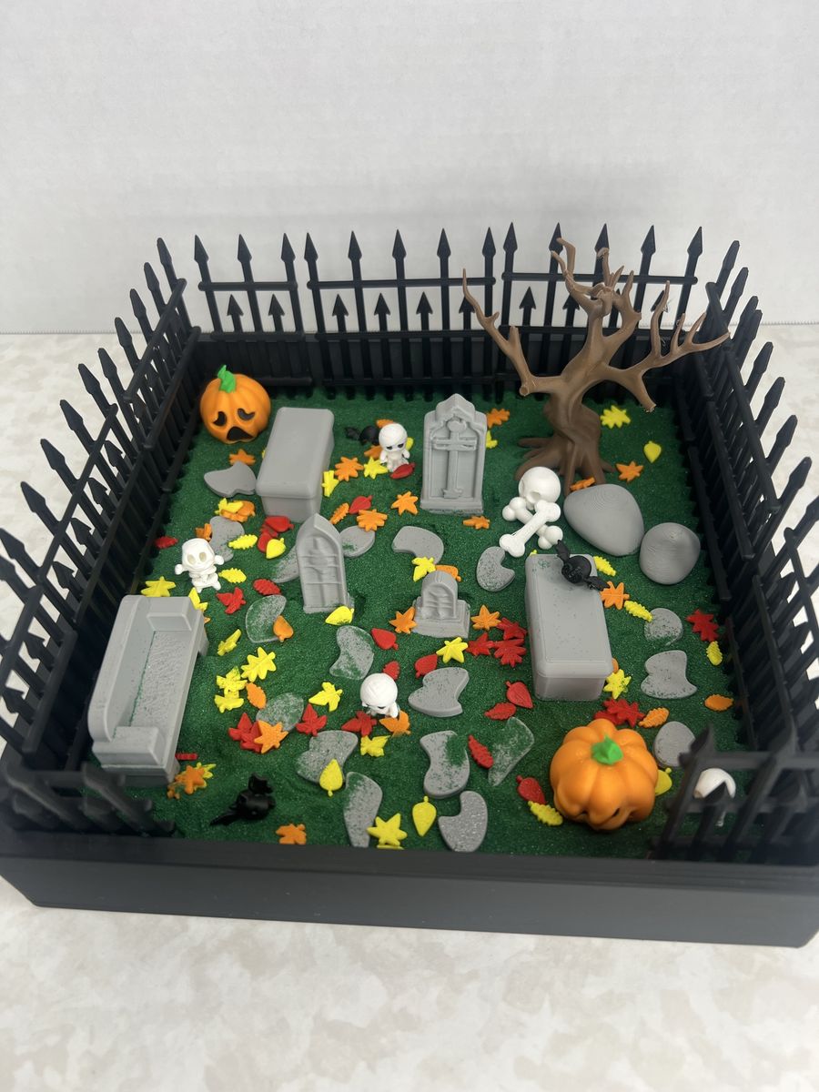 Halloween Graveyard Decor Miniature zen garden Decoration.
