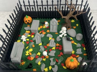 Halloween Graveyard Decor Miniature zen garden Decoration.