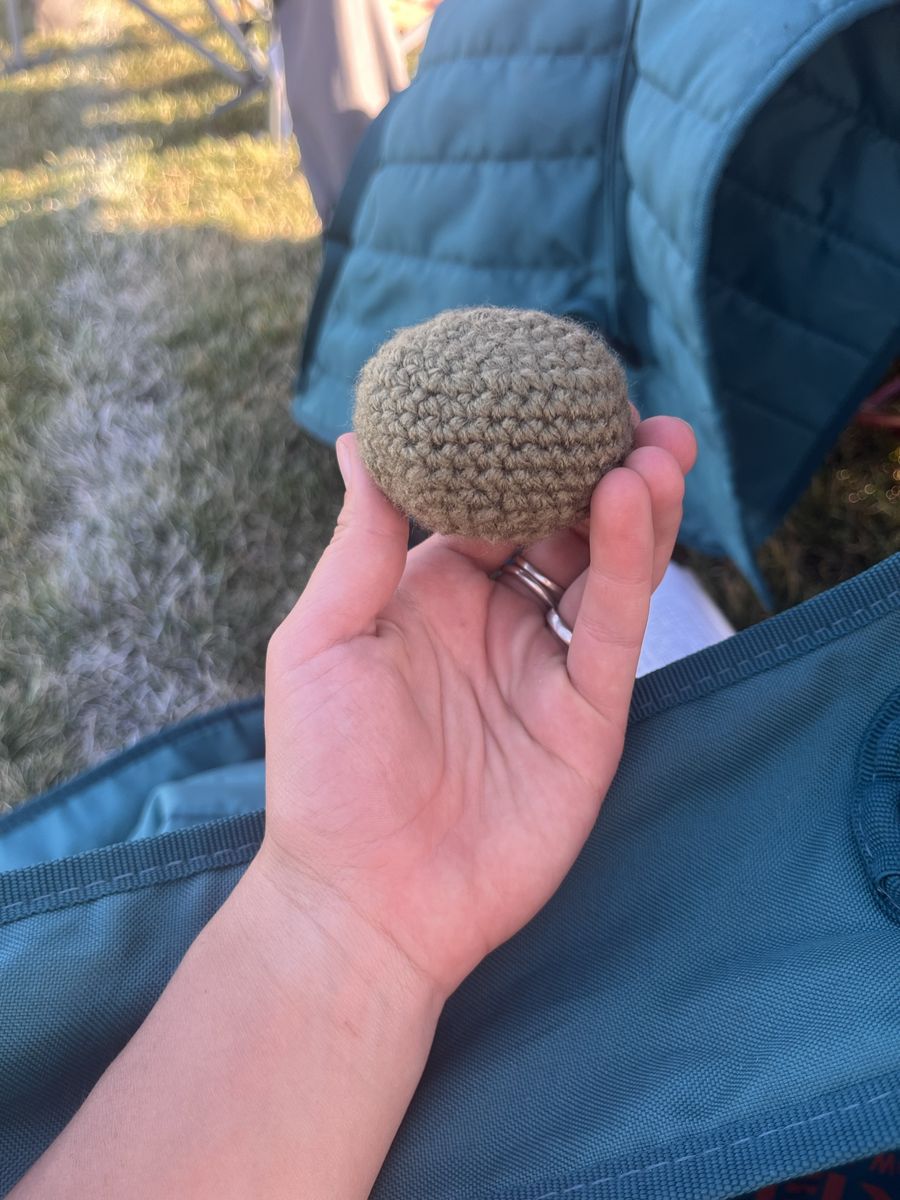 Crochet hacky sack