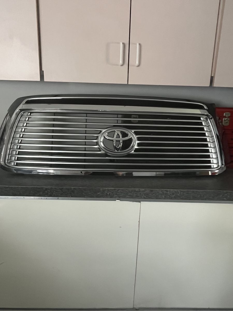 Chromed Grill Front Bumper Upper Grille For 2010-2013 Toyota Tundra