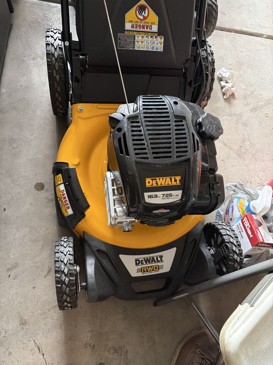 DEWALT 163cc 7.25 FT LBS RWD Push Mower