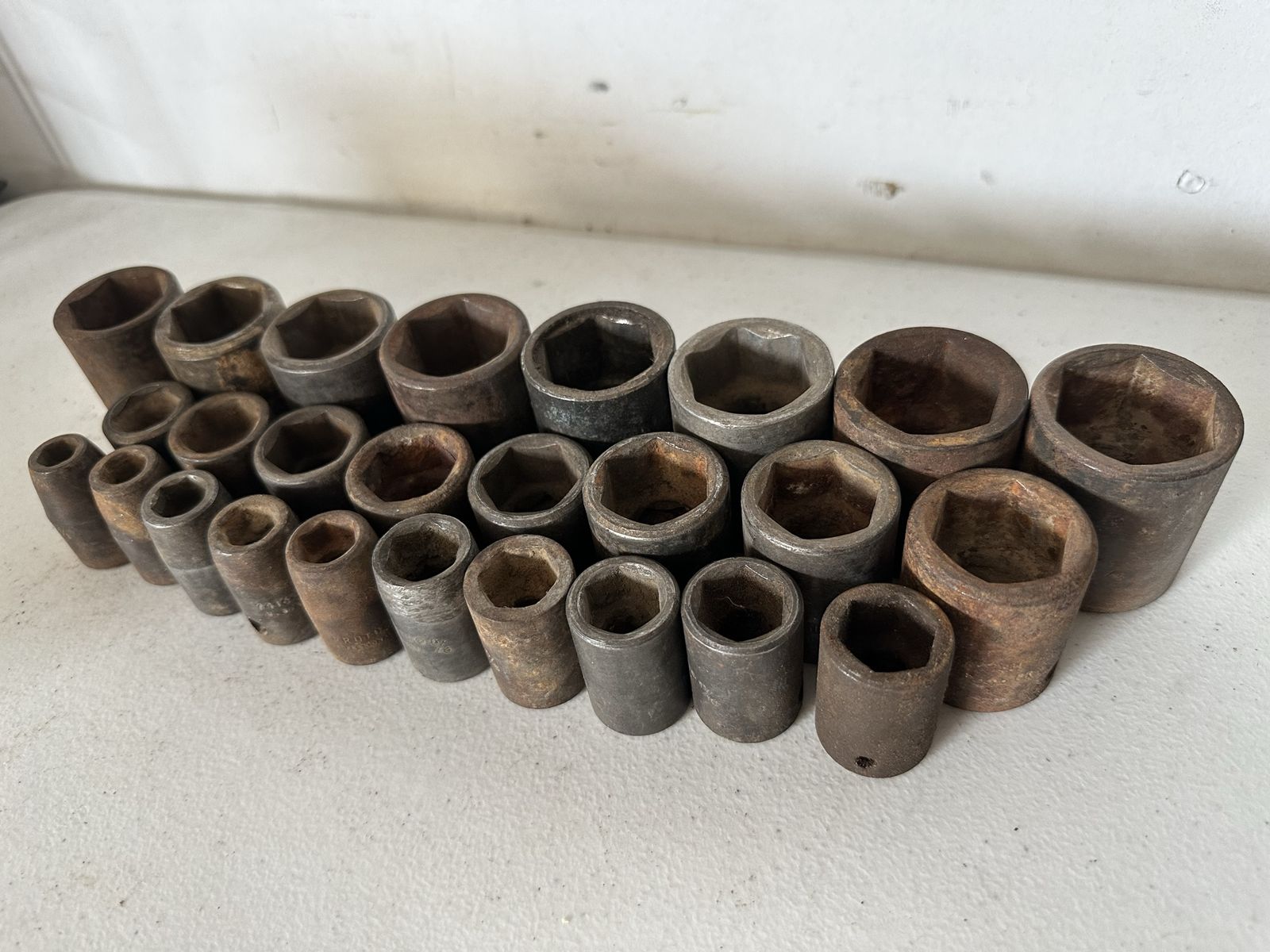 Vintage Proto Sockets 26 Pieces 3/8” - 1-1/4”