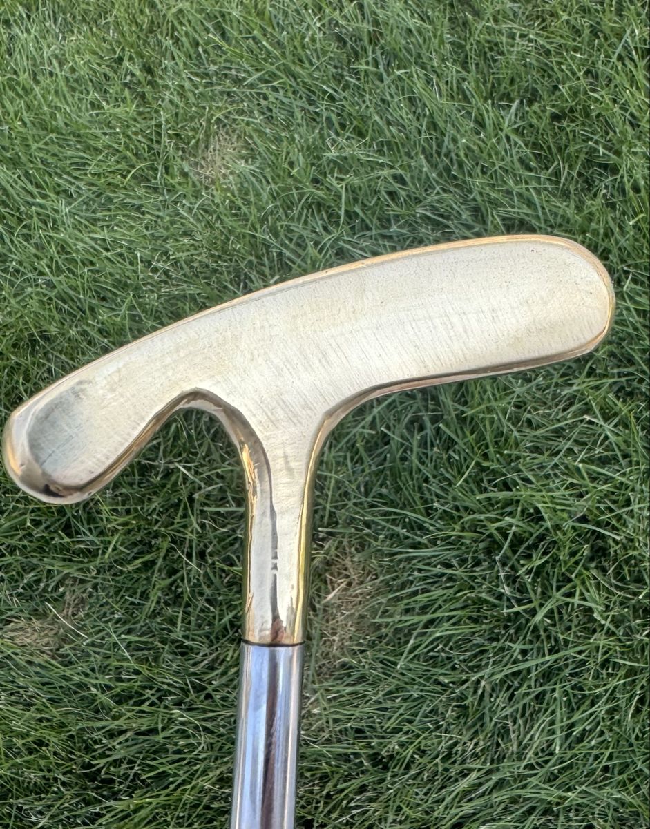 Vintage Titleist Acushnet Brass Blade Golf Putter with Pro Only Grip