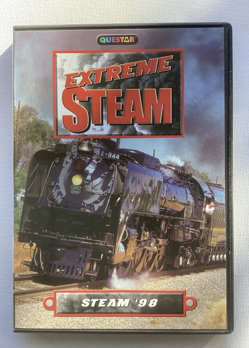 Extreme Steam Trains DVD Documentary Questar Disc 4 Biggest ‘98 Train 120 Minute