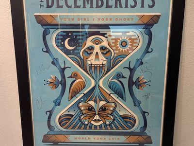 poster for The Decemberists “your girl / your ghost” world tour 2018