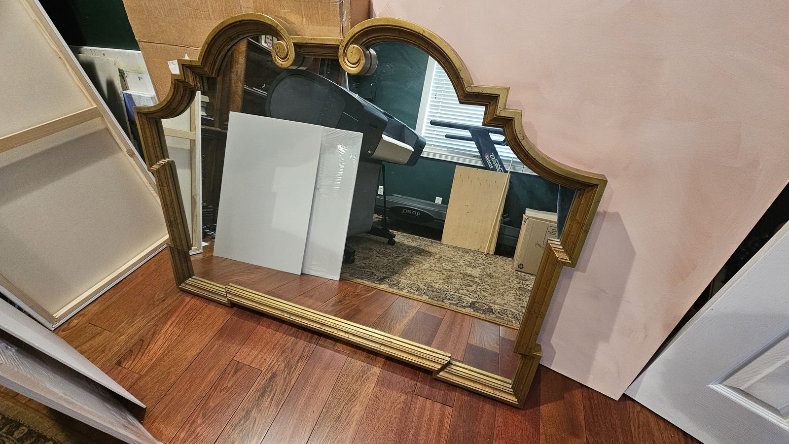 Beautiful Large Gold Mirror for Entryway,  Bedroom, Frontroom