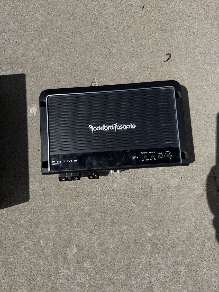 Rockford Fosgate R250x1 Amp For Subwoofer