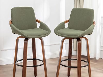 New 25" Counter Height Barstools, Mid-Century Design (lowered price)