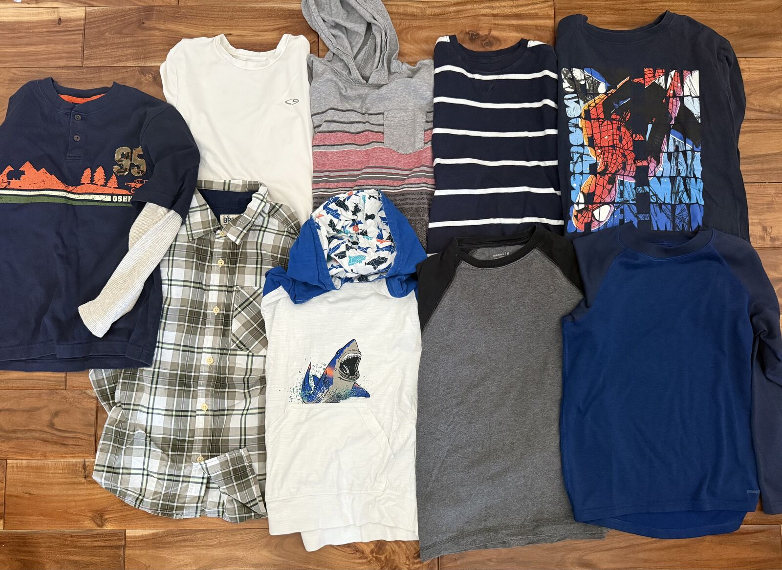 Boys Size 10/12 Long Sleeve Shirts