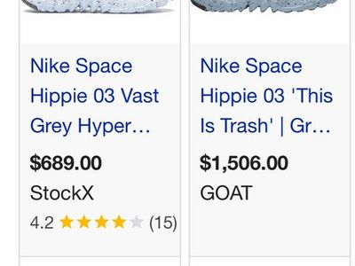 Nike Space Hippie Sneakers – NEW (No Box) – $100